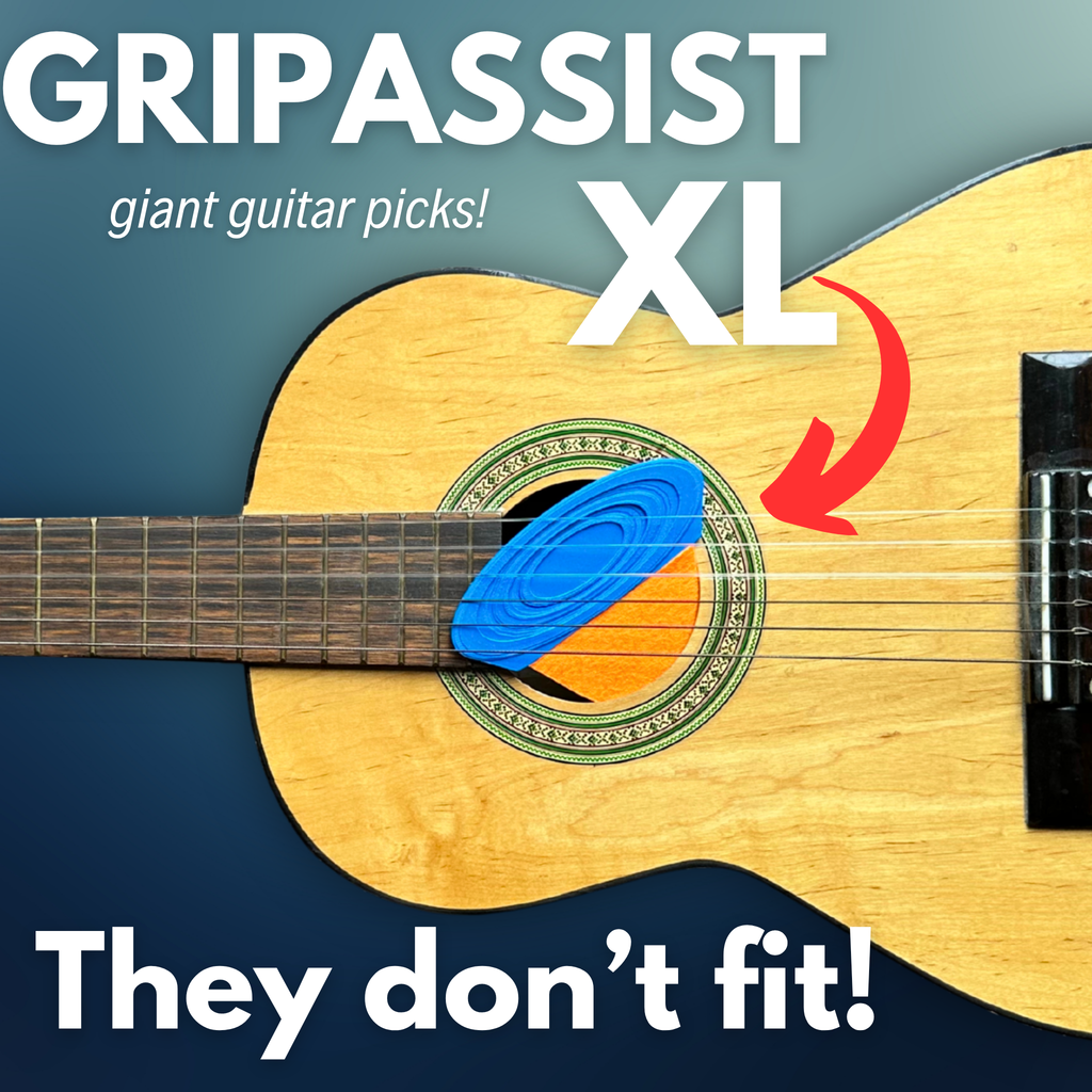 GripAssist XL: Oversized Guitar Pick