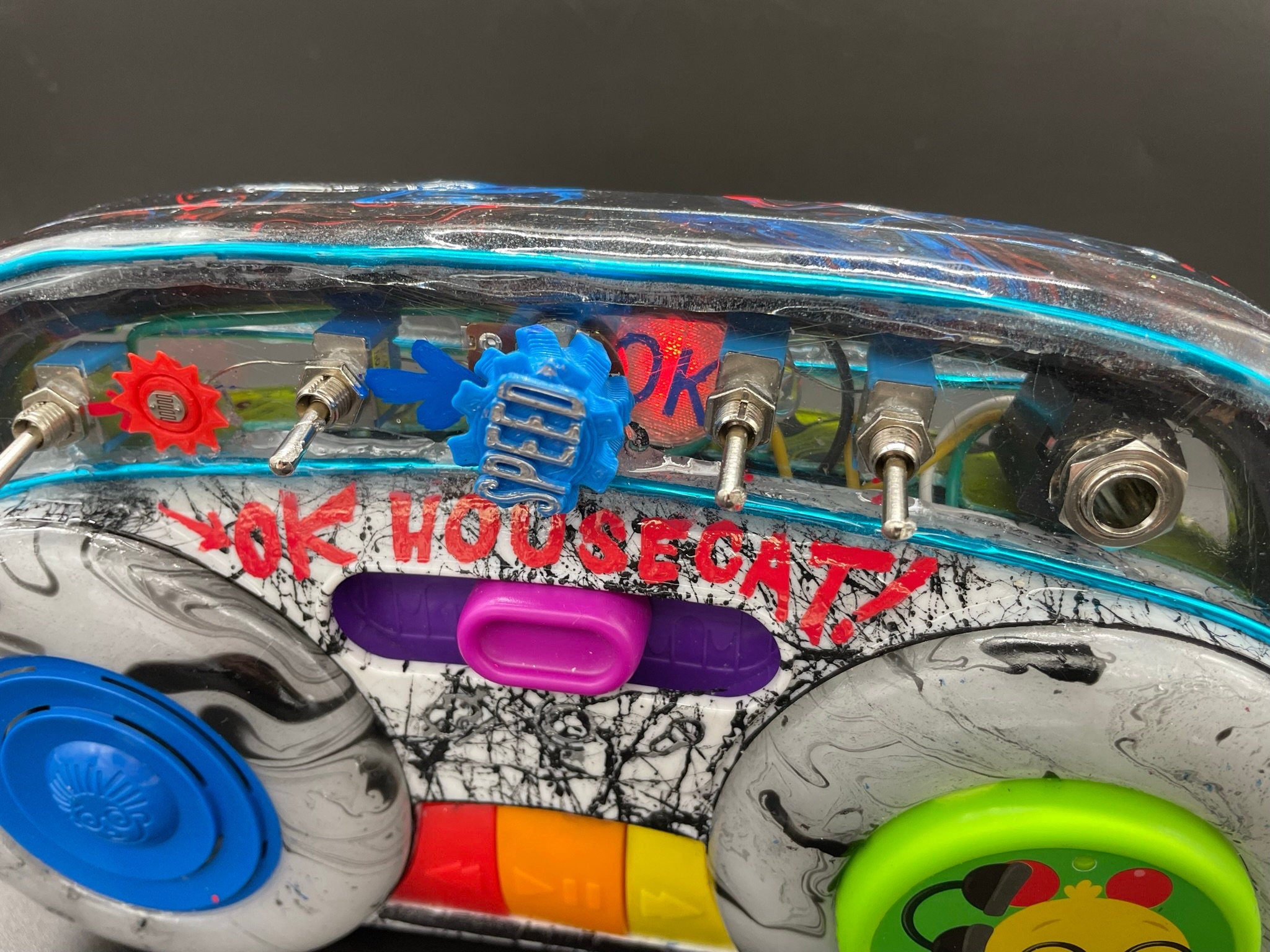 Circuit Bent Boombox: Unique Modified Musical Toy