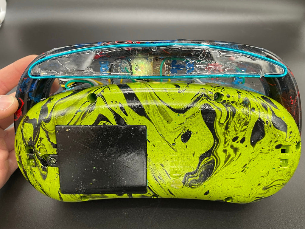 Circuit Bent Boombox: Unique Modified Musical Toy