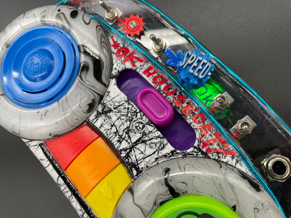 Circuit Bent Boombox: Unique Modified Musical Toy