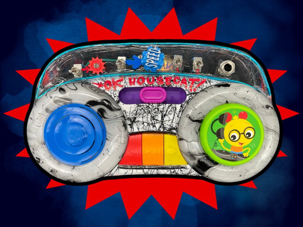 Circuit Bent Boombox: Unique Modified Musical Toy