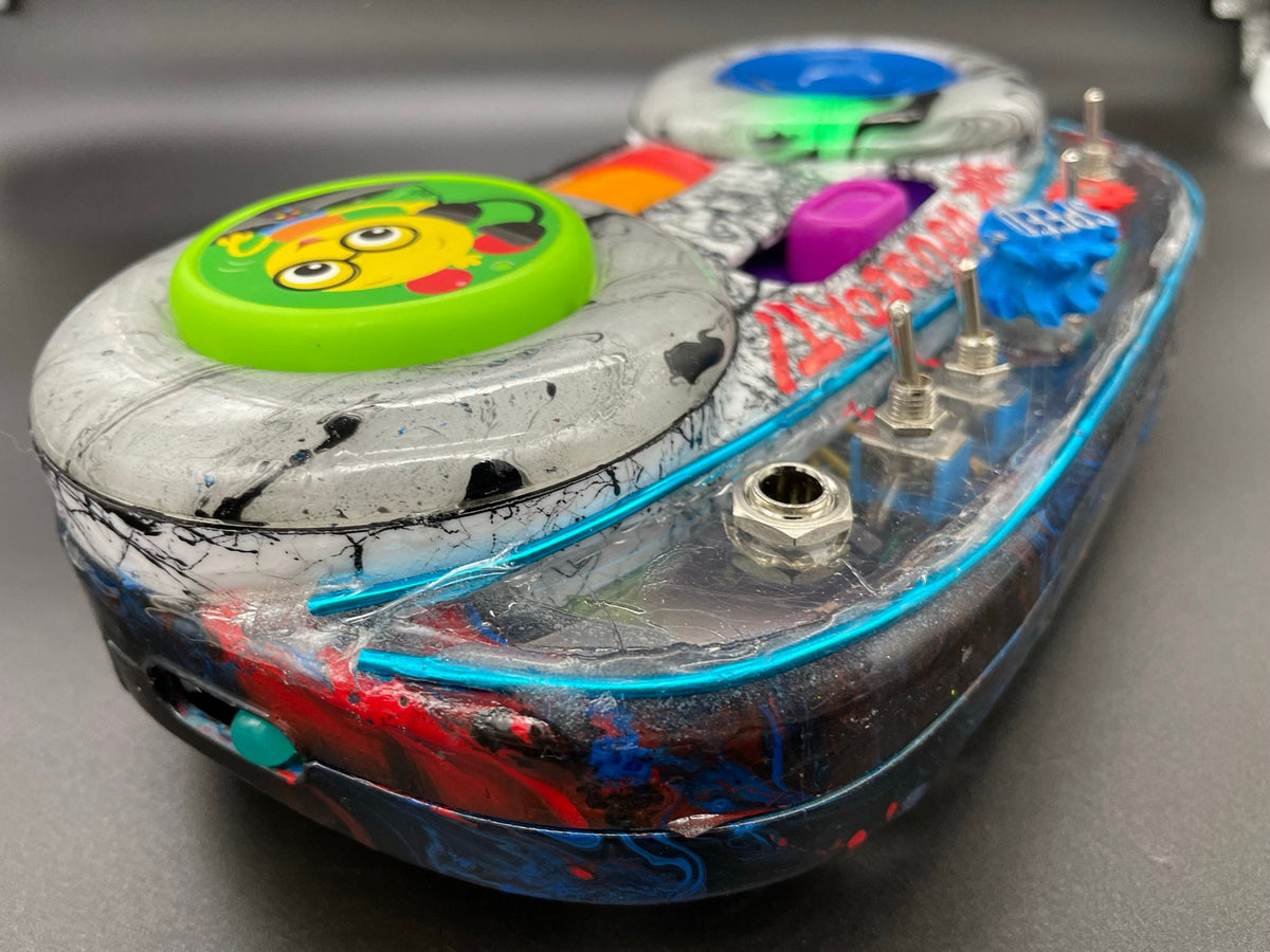 Circuit Bent Boombox: Unique Modified Musical Toy