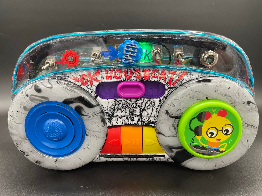 Circuit Bent Boombox: Unique Modified Musical Toy