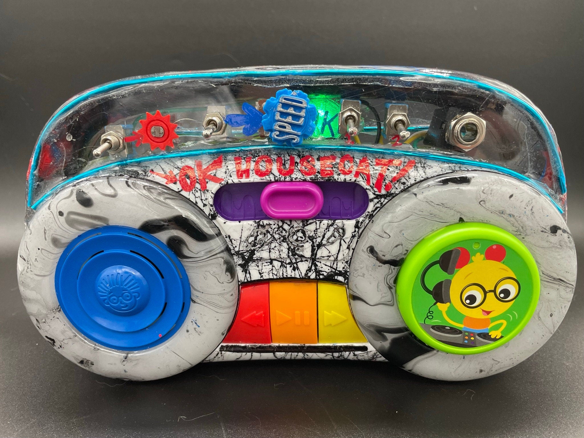Circuit Bent Boombox: Unique Modified Musical Toy