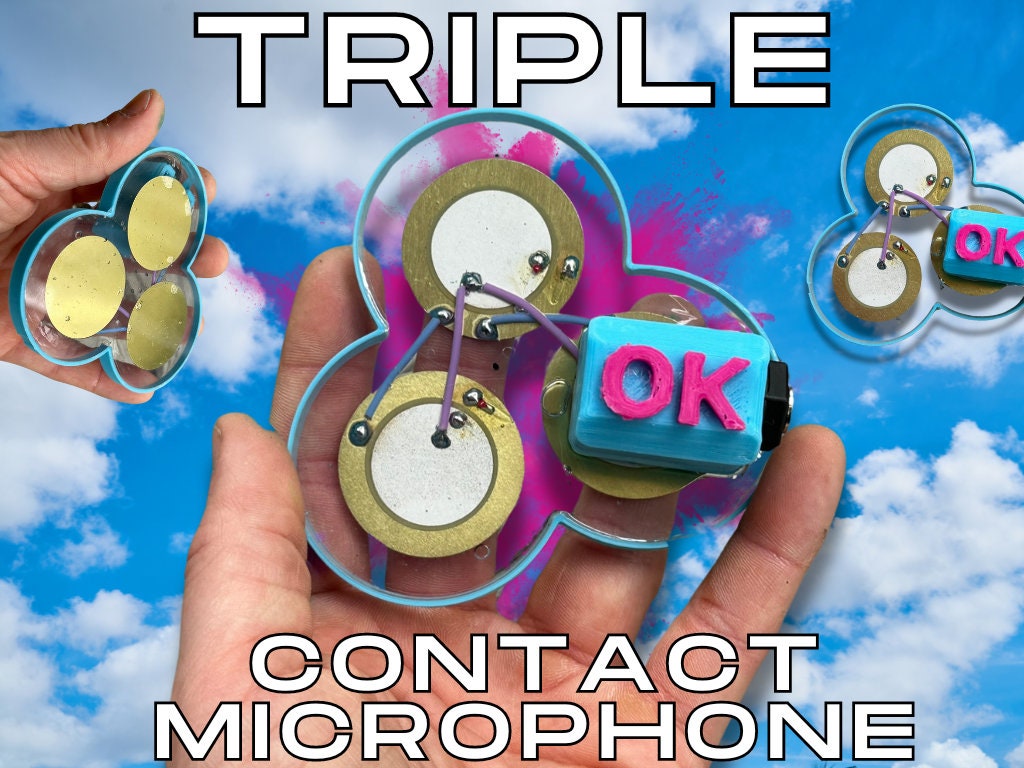 Triple Contact Microphone