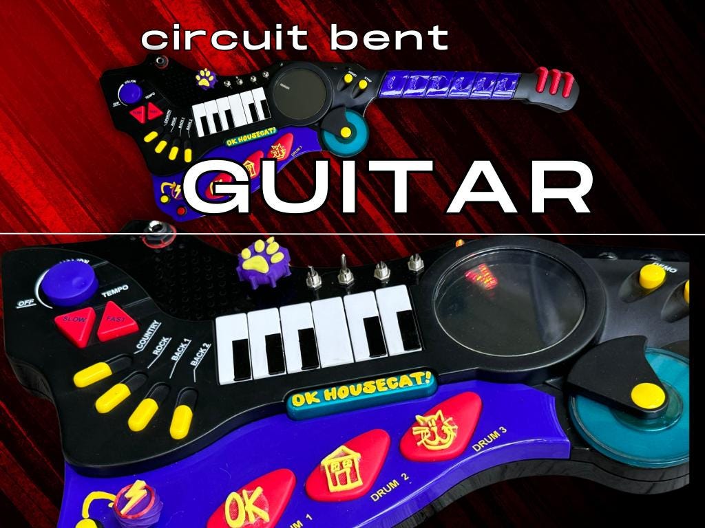 Circuit Bent Toy Guitar