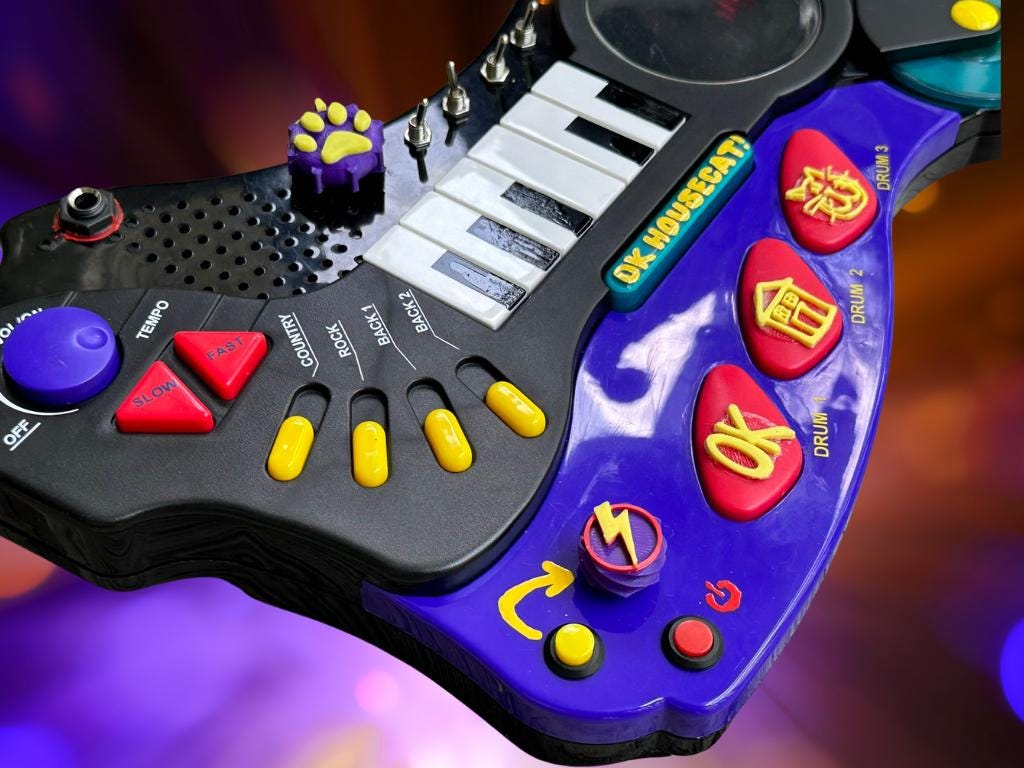 Circuit Bent Toy Guitar