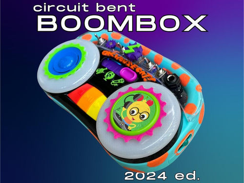 Circuit Bent Boombox - Glitch Synth Instrument