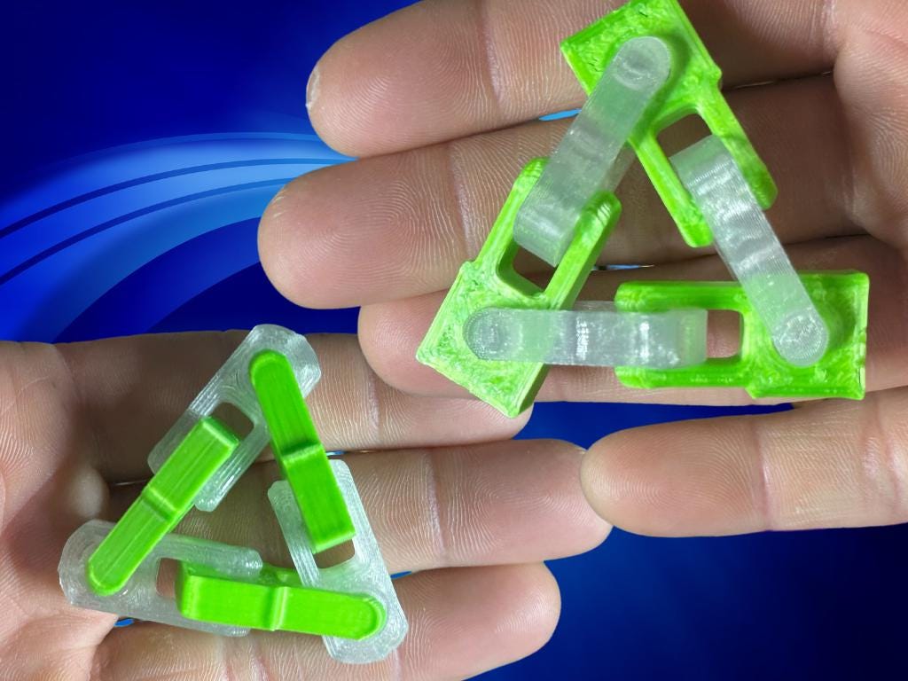 Magic Shapes Fidget Toy 3-Pack: ADHD Focus, Stress Relief