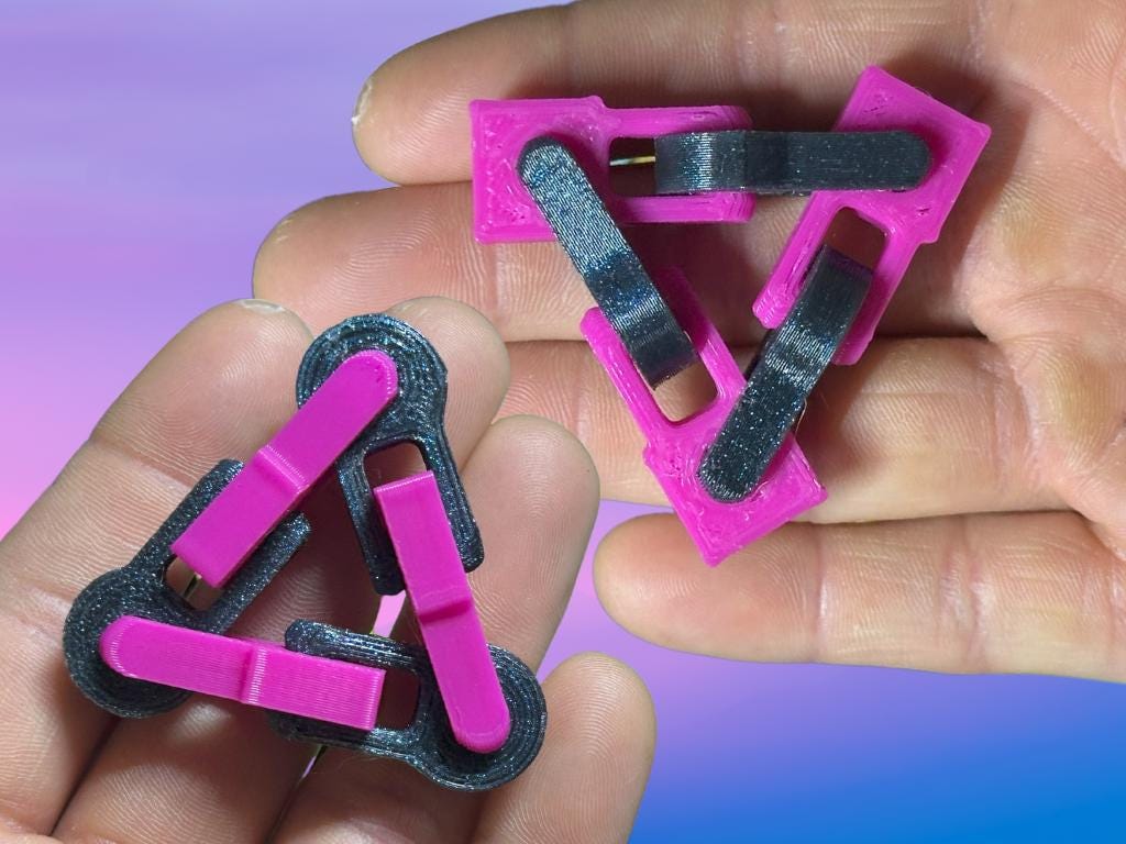 Magic Shapes Fidget Toy 3-Pack: ADHD Focus, Stress Relief