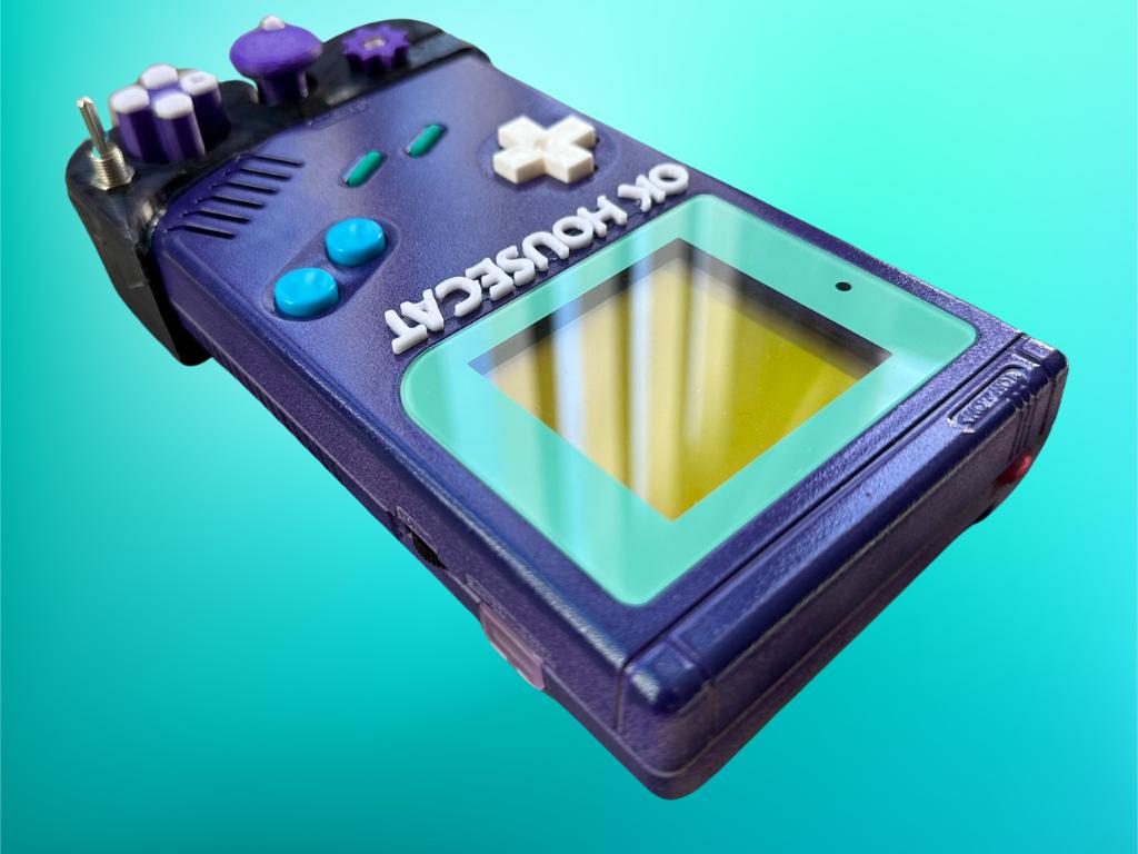 Custom Ok Gameboy "Switch" (Arctic Mint) - Modded DMG Retro Gaming Console