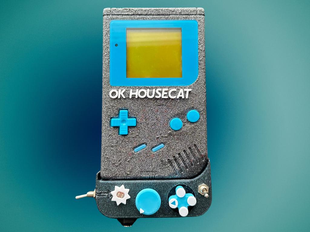 Custom Ok Gameboy "Switch" (Aquatic Sidewalk) - Modded DMG Retro Gaming Console