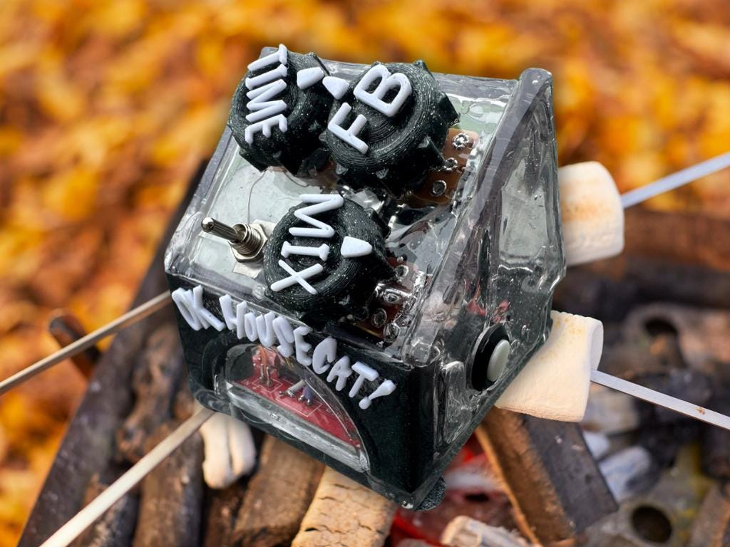 Light-Controlled Delay Pedal v2 ("Marshmallow)