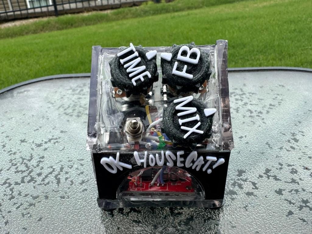 Light-Controlled Delay Pedal v2 ("Marshmallow)