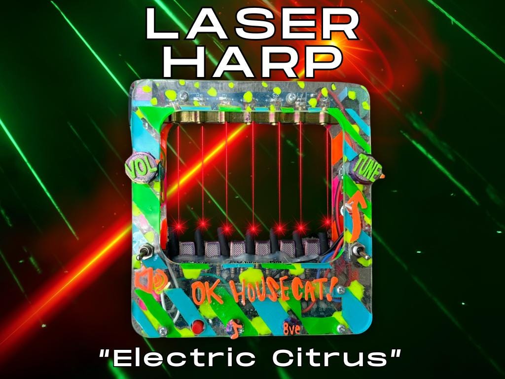 Laser Harp - "Electric Citrus"