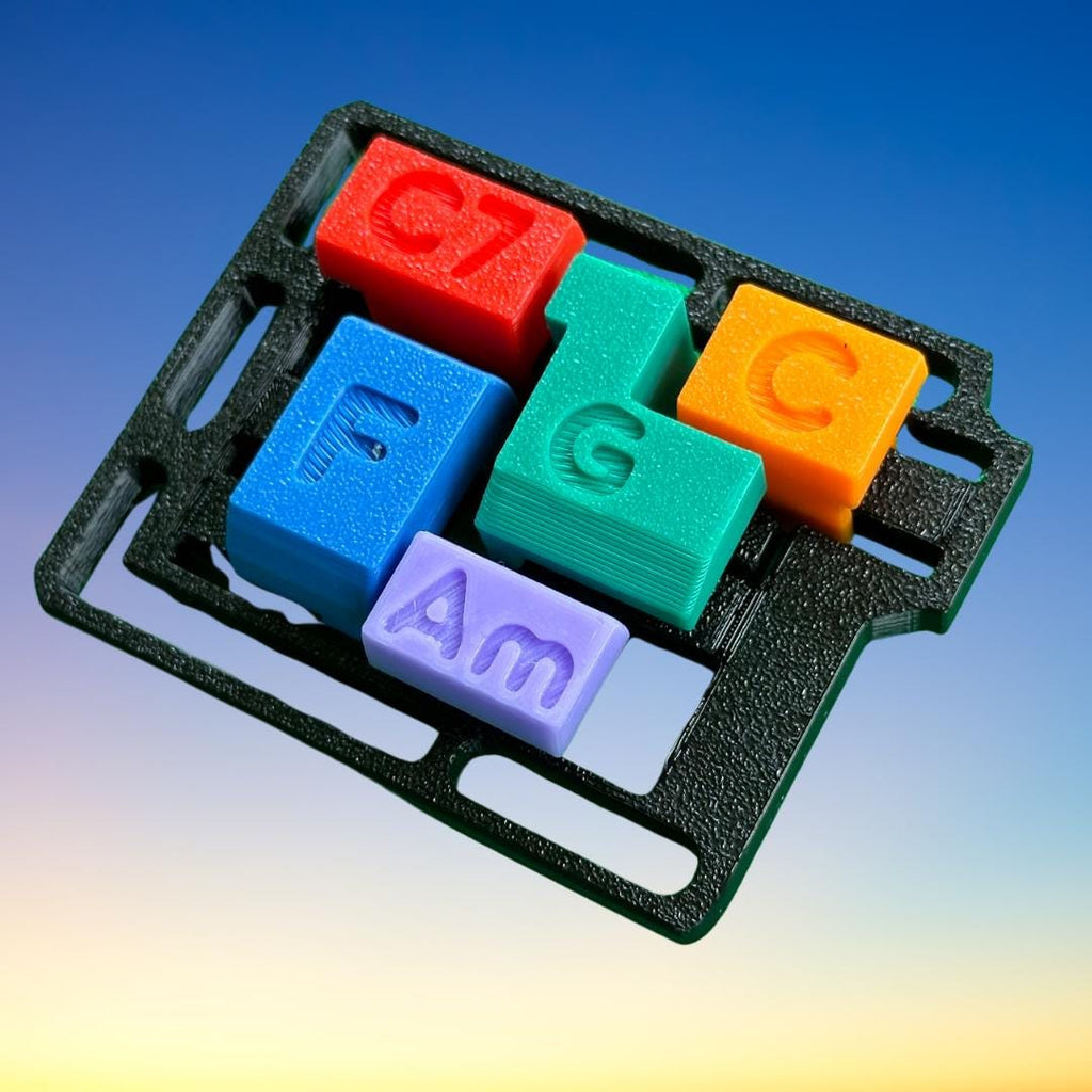 UkeAssist Adaptive Ukulele Helper – STL File Download for 3D Printing (Noncommercial Use License)