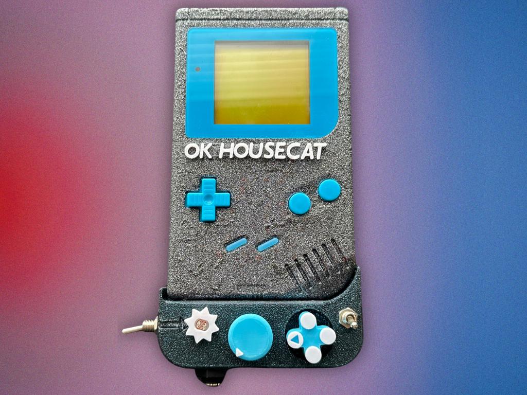 Custom Ok Gameboy "Switch" (Aquatic Sidewalk) - Modded DMG Retro Gaming Console