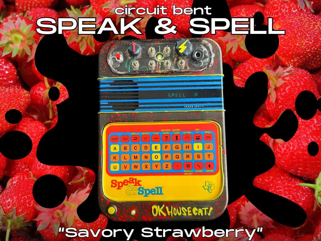 Circuit Bent Speak & Read - "Savory Strawberry"