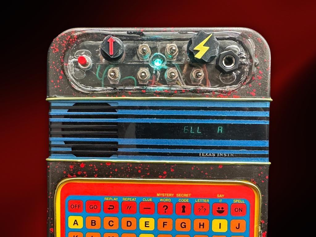 Circuit Bent Speak & Read - "Savory Strawberry"