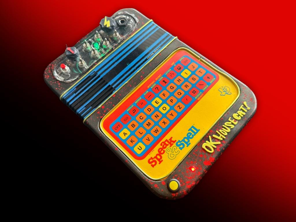 Circuit Bent Speak & Read - "Savory Strawberry"