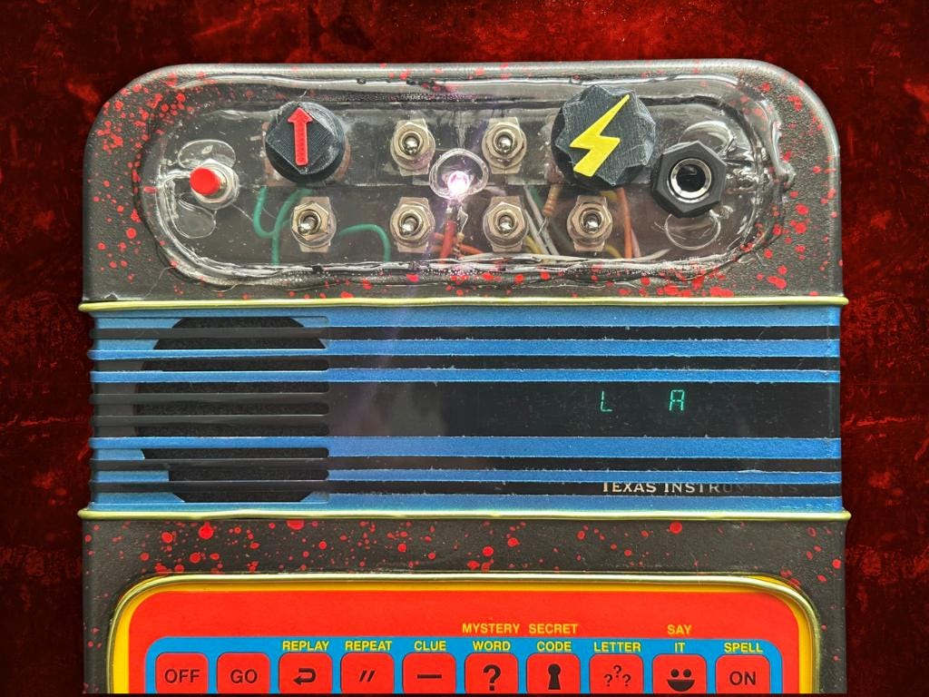 Circuit Bent Speak & Read - "Savory Strawberry"