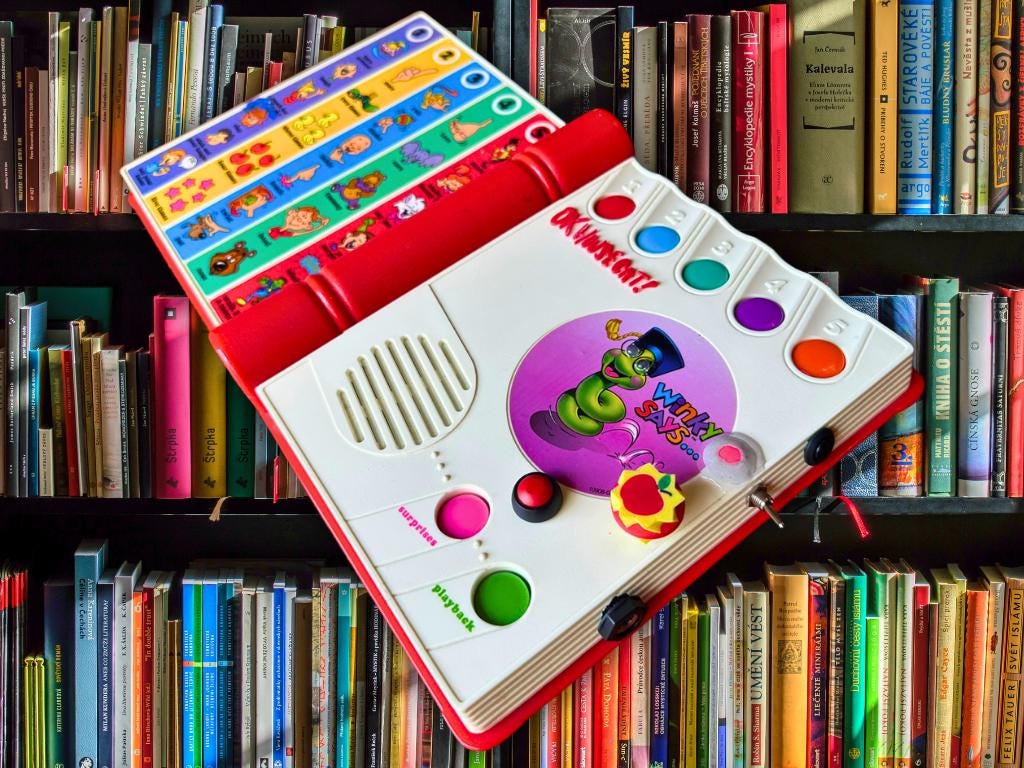 Circuit Bent Winky Says - Glitch Synth Toy