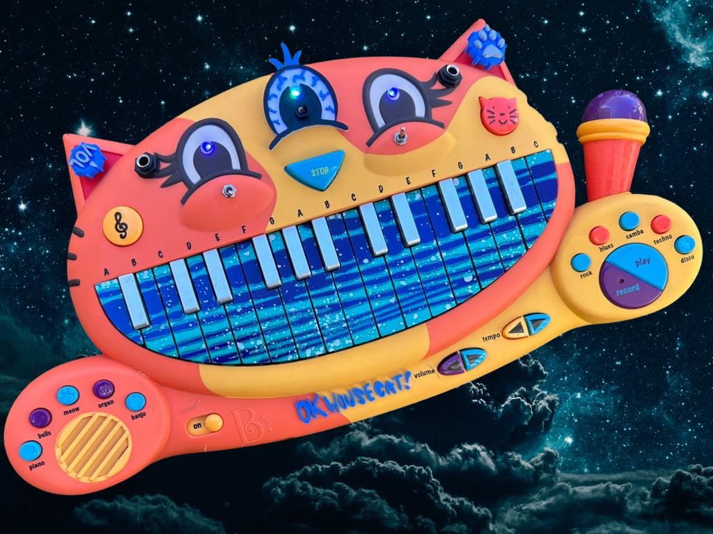 Circuit Bent MEOWSIC: Third Eye Edition ("Mulberry Midnight")