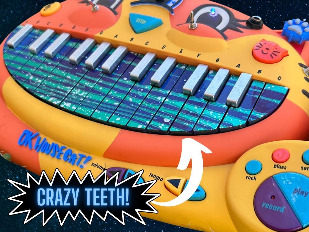 Circuit Bent MEOWSIC: Third Eye Edition ("Mulberry Midnight")