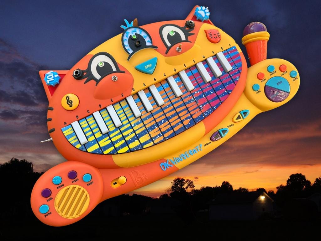 Circuit Bent MEOWSIC: Third Eye Edition ("Tangerine Dusk")