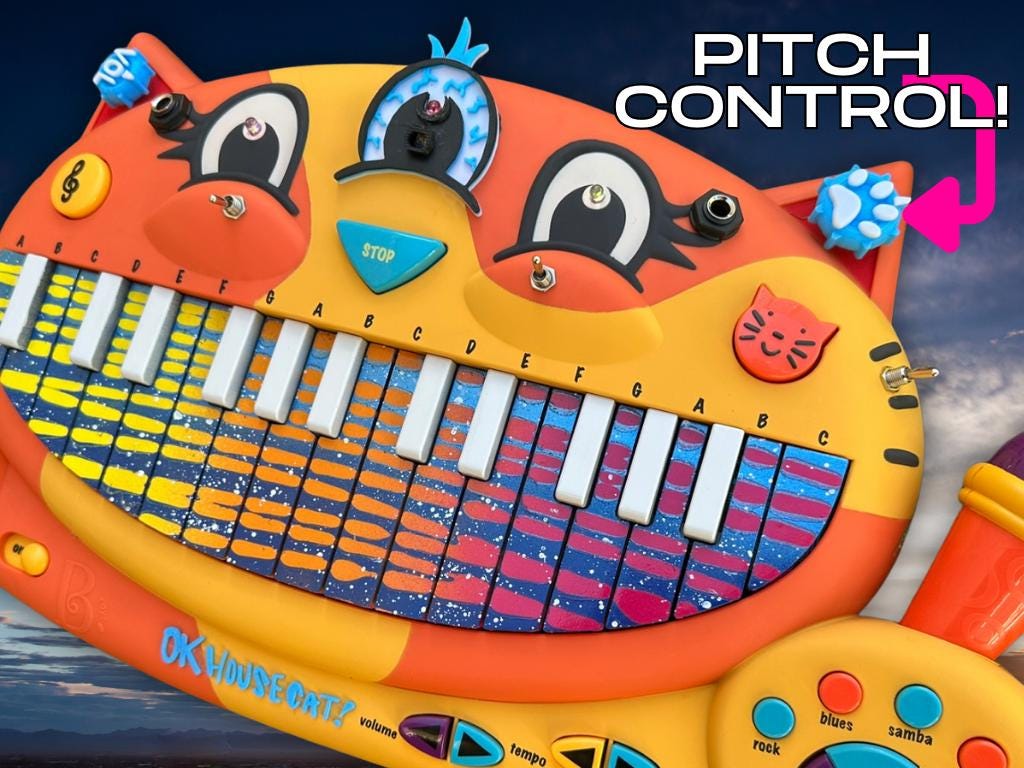 Circuit Bent MEOWSIC: Third Eye Edition ("Tangerine Dusk")