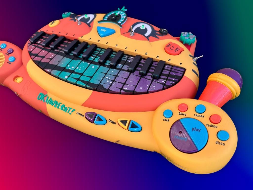 Circuit Bent MEOWSIC: Third Eye Edition ("Robo-Mint")