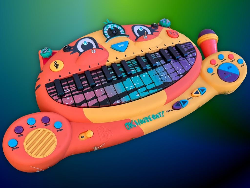 Circuit Bent MEOWSIC: Third Eye Edition ("Robo-Mint")