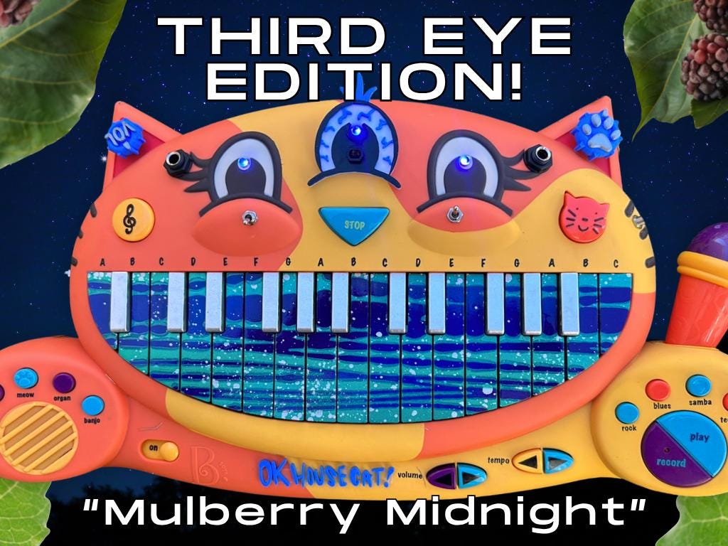 Circuit Bent MEOWSIC: Third Eye Edition ("Mulberry Midnight")