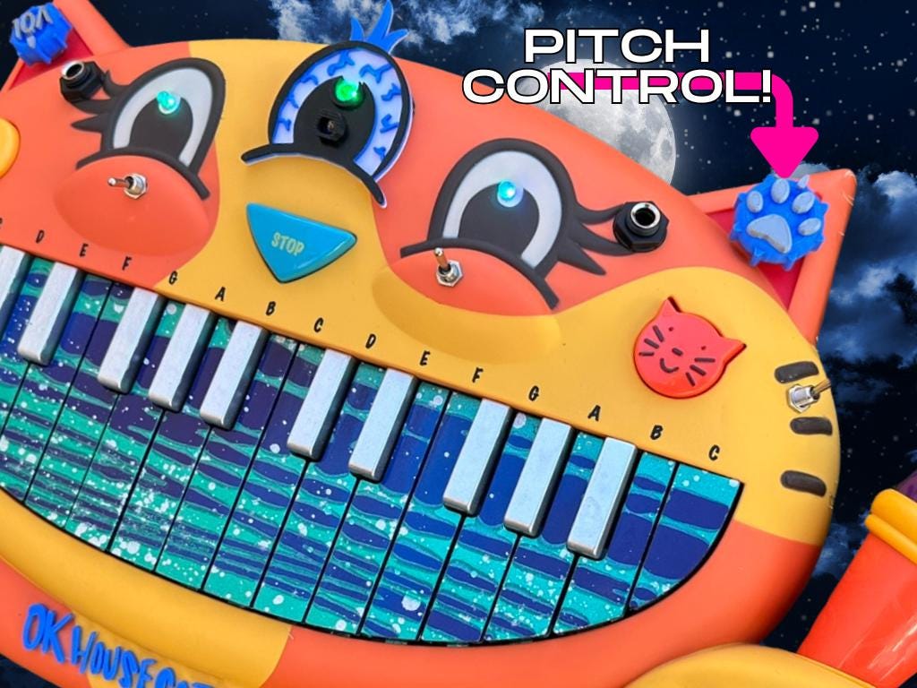 Circuit Bent MEOWSIC: Third Eye Edition ("Mulberry Midnight")