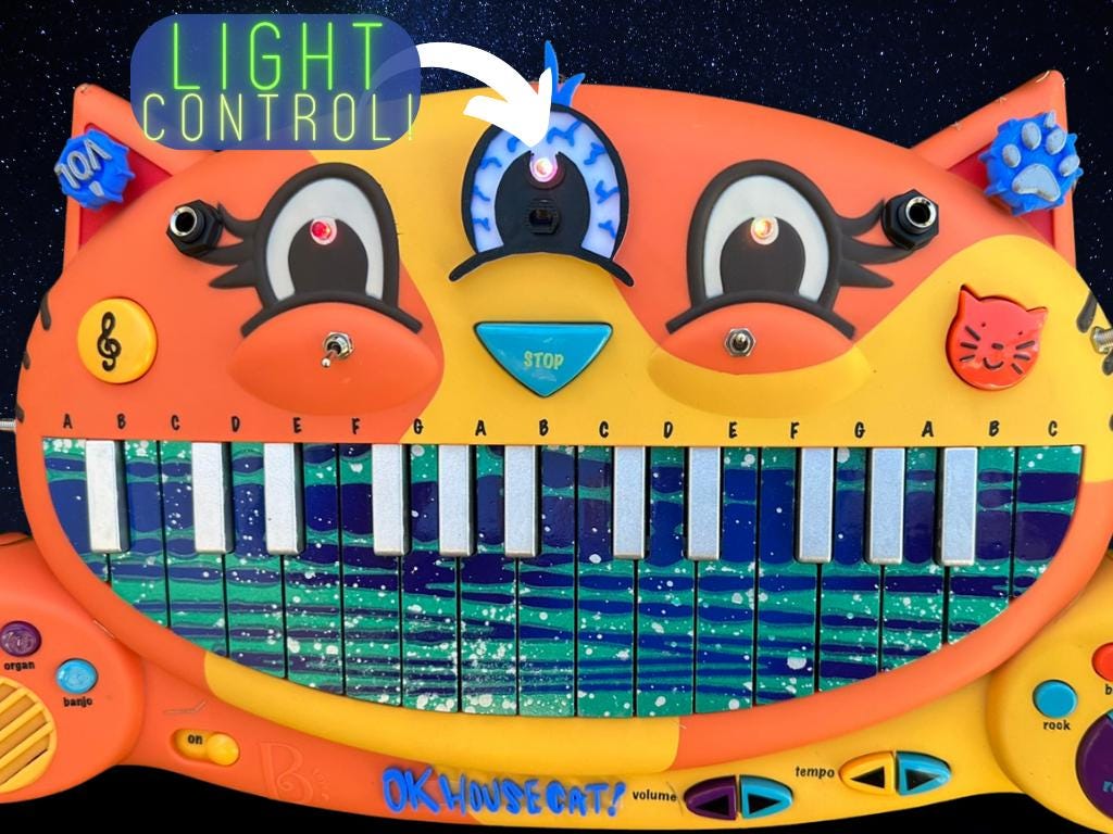 Circuit Bent MEOWSIC: Third Eye Edition ("Mulberry Midnight")