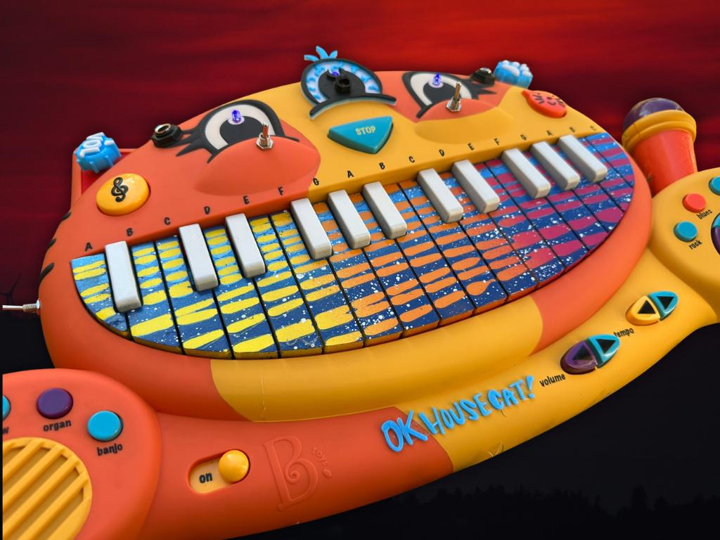 Circuit Bent MEOWSIC: Third Eye Edition ("Tangerine Dusk")