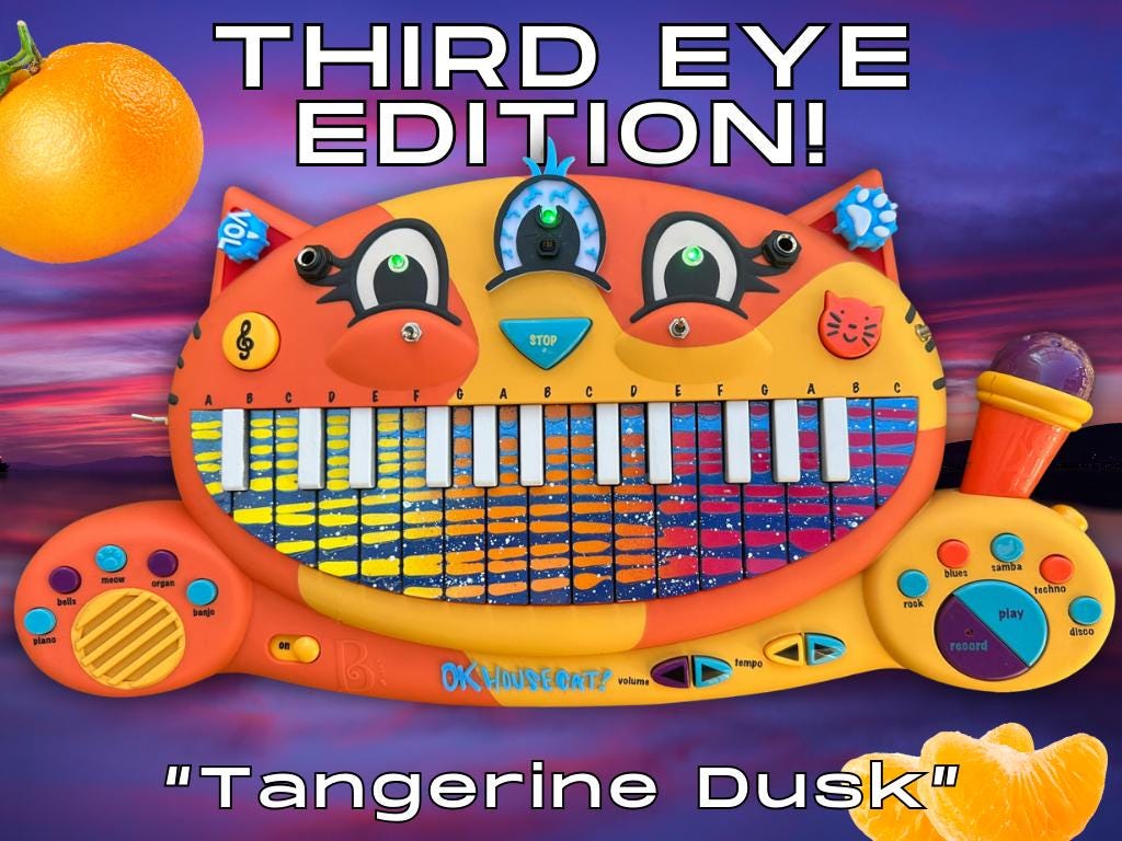 Circuit Bent MEOWSIC: Third Eye Edition ("Tangerine Dusk")
