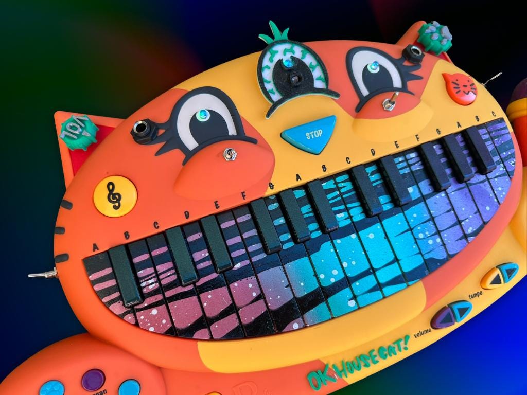 Circuit Bent MEOWSIC: Third Eye Edition ("Robo-Mint")