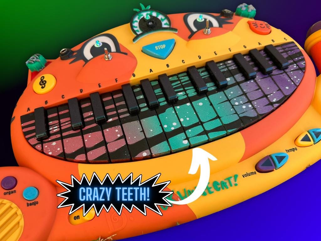 Circuit Bent MEOWSIC: Third Eye Edition ("Robo-Mint")