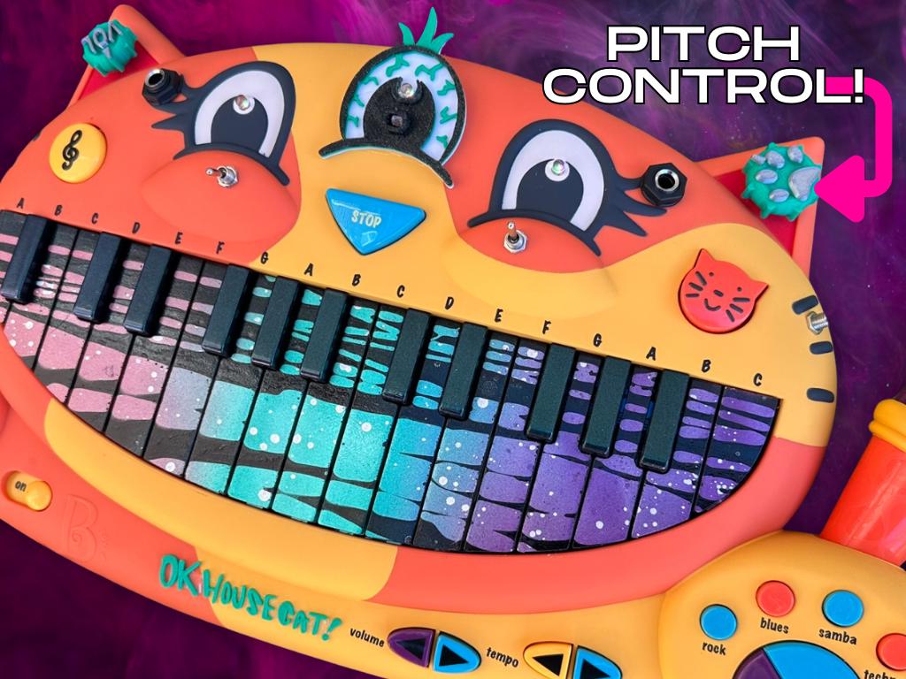 Circuit Bent MEOWSIC: Third Eye Edition ("Robo-Mint")