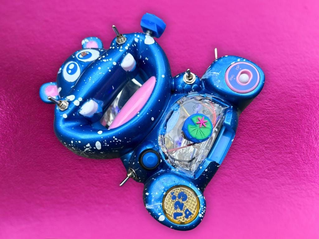 Circuit Bent Hippo - Experimental Sound Toy