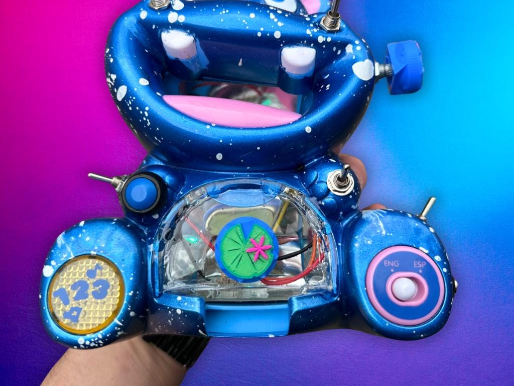 Circuit Bent Hippo - Experimental Sound Toy