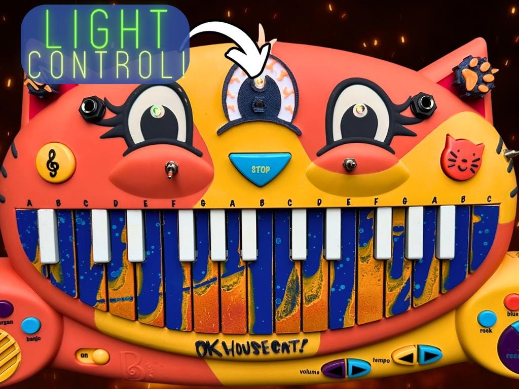 Circuit Bent MEOWSIC: Third Eye Edition ("Playful Inferno")