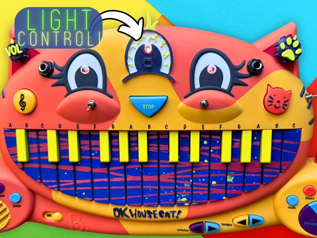 Circuit Bent MEOWSIC: Third Eye Edition ("Dizzy Toybox")