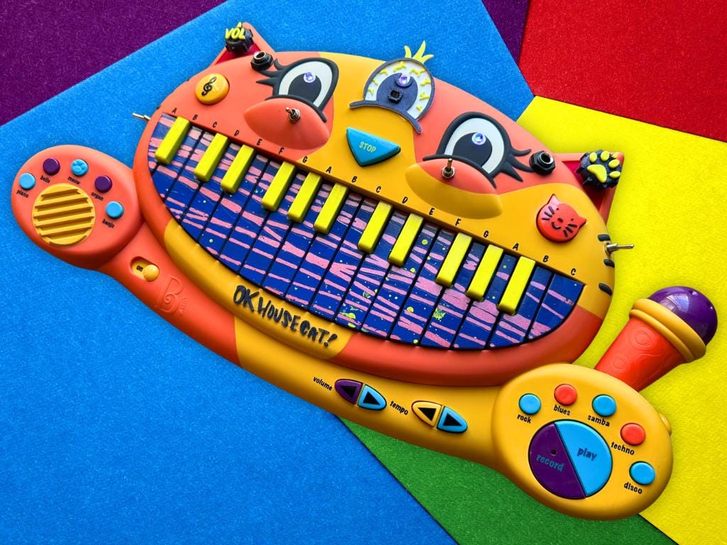 Circuit Bent MEOWSIC: Third Eye Edition ("Dizzy Toybox")