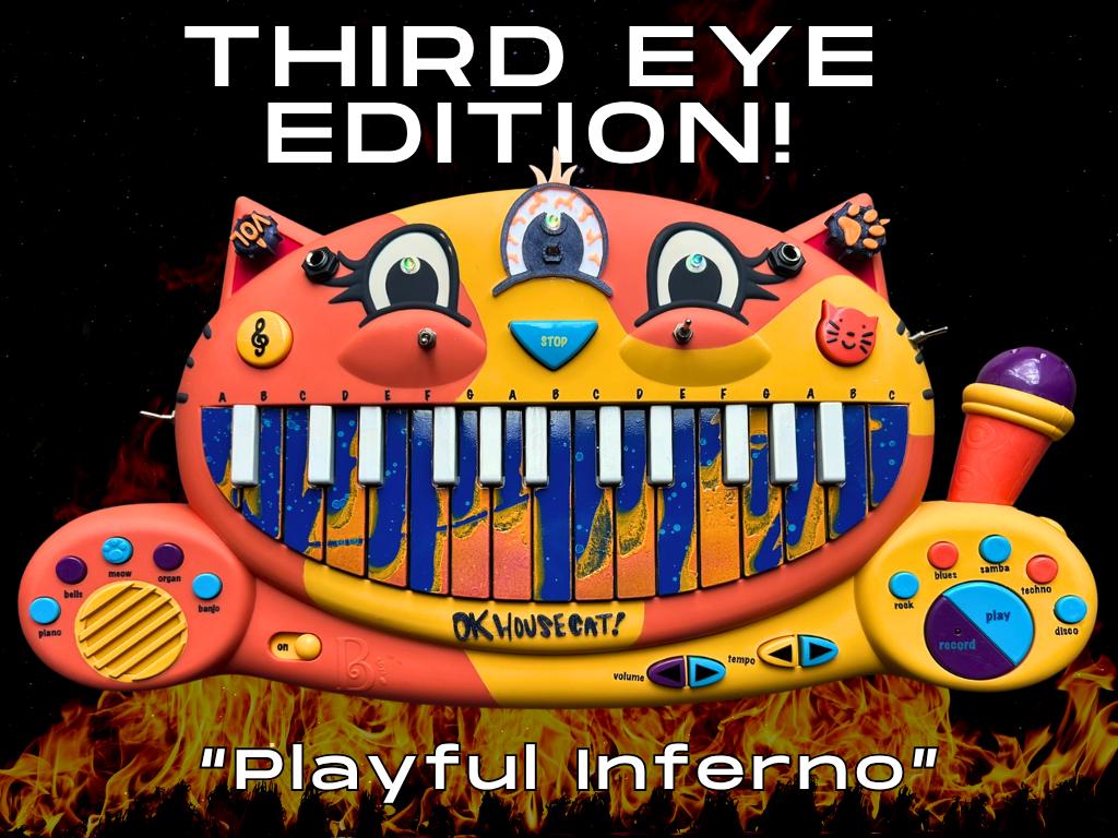 Circuit Bent MEOWSIC: Third Eye Edition ("Playful Inferno")