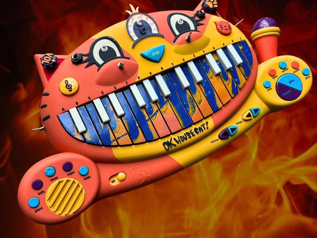 Circuit Bent MEOWSIC: Third Eye Edition ("Playful Inferno")