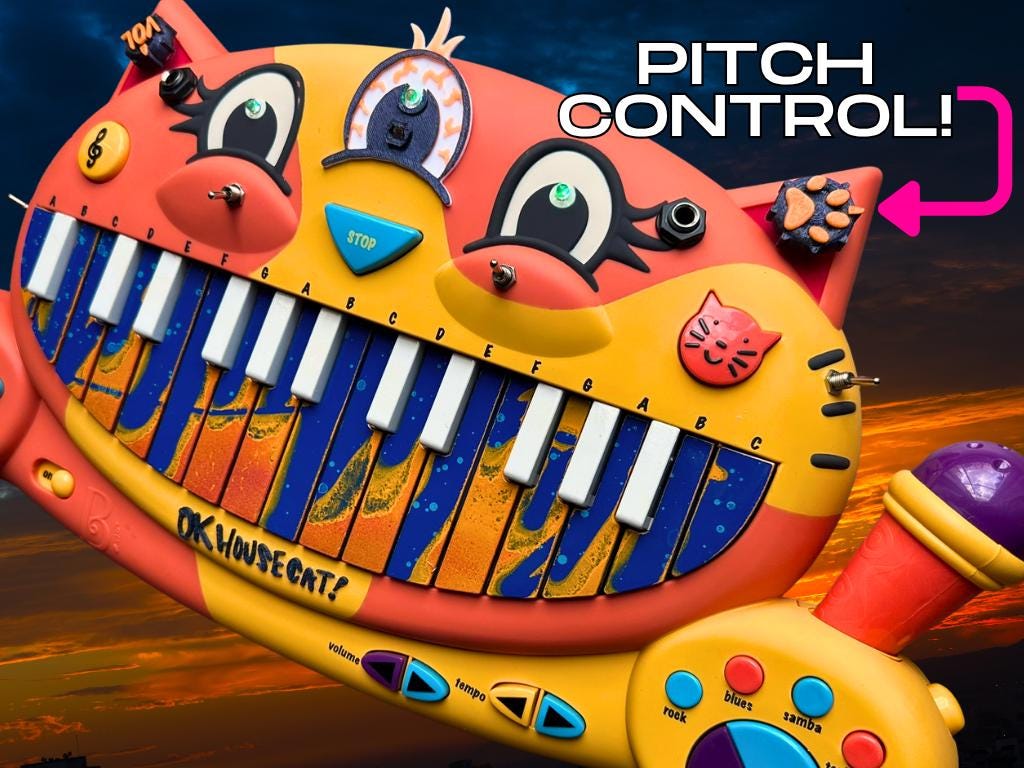 Circuit Bent MEOWSIC: Third Eye Edition ("Playful Inferno")
