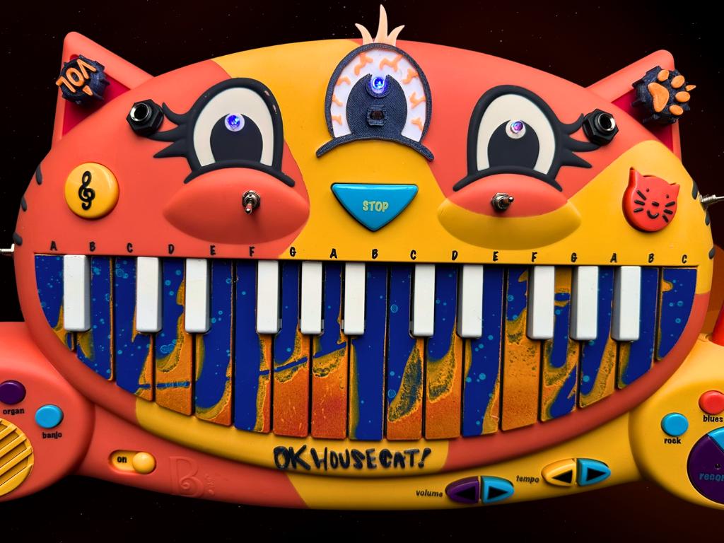 Circuit Bent MEOWSIC: Third Eye Edition ("Playful Inferno")