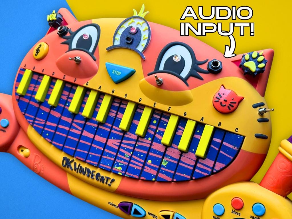Circuit Bent MEOWSIC: Third Eye Edition ("Dizzy Toybox")